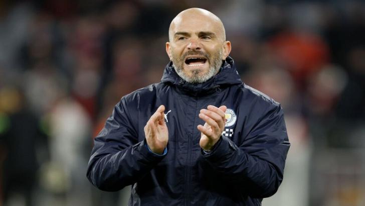 Leicester manager Enzo Maresca